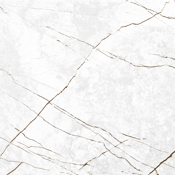 Керамический гранит Sandra CF101 LLR лаппатированный белый 600х600