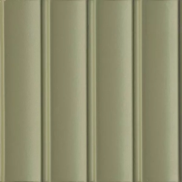 Декор Аква Альта 1 зелёный матовый структура 20х20