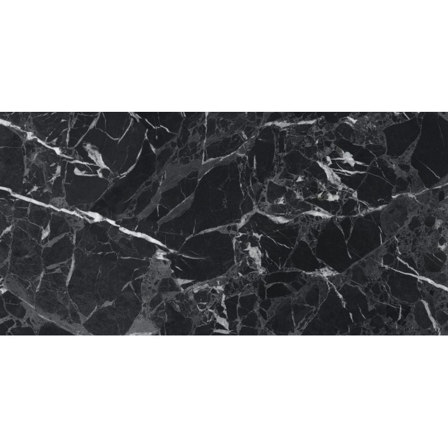 Керамический гранит Грессе Симбел GRS05-02 Питч черный мрамор 1200x600x10