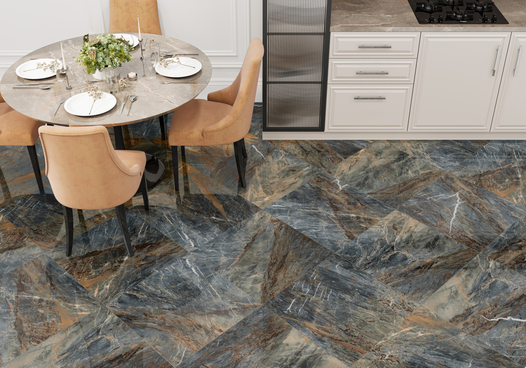 Керамический гранит Visconti Marmo суперполированный 60х60 6060VSM18HG