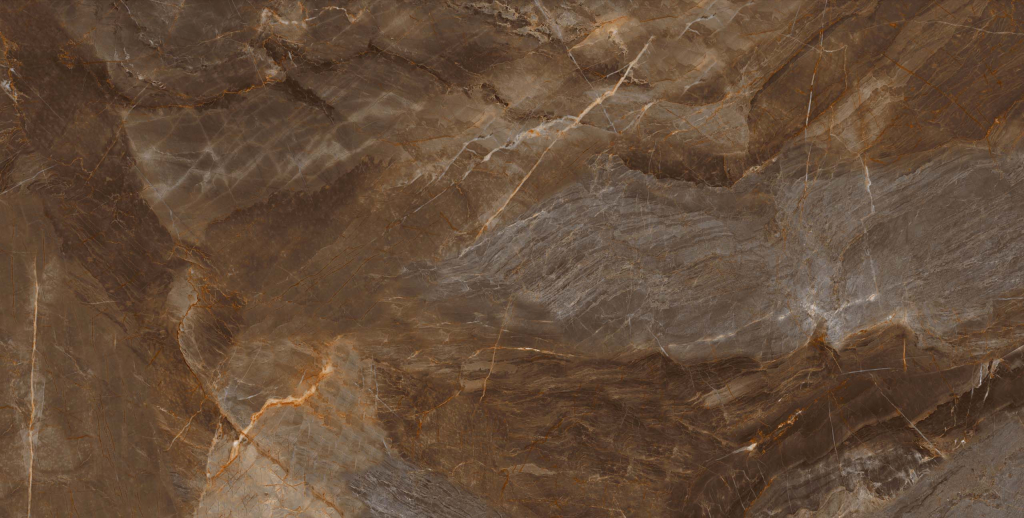 Керамический гранит Estima Marble Onlygres XXL MOGXL4001 Brown полированный 80х160