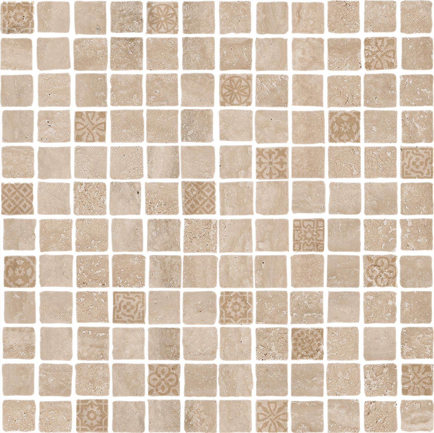 Керамогранитная мозаика Kerama Marazzi Риальто Антика MBD004 2 бежевый матовый 30х30