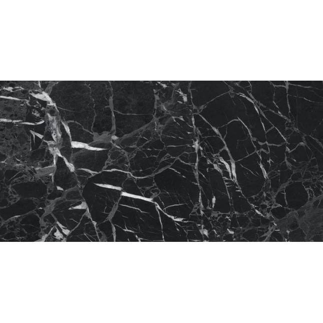 Керамический гранит Грессе Симбел GRS05-02 Питч черный мрамор 1200x600x10