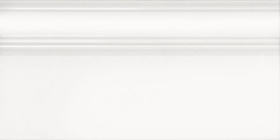 Плинтус Kerama Marazzi FME032R Беллони белый матовый обрезной 40х20