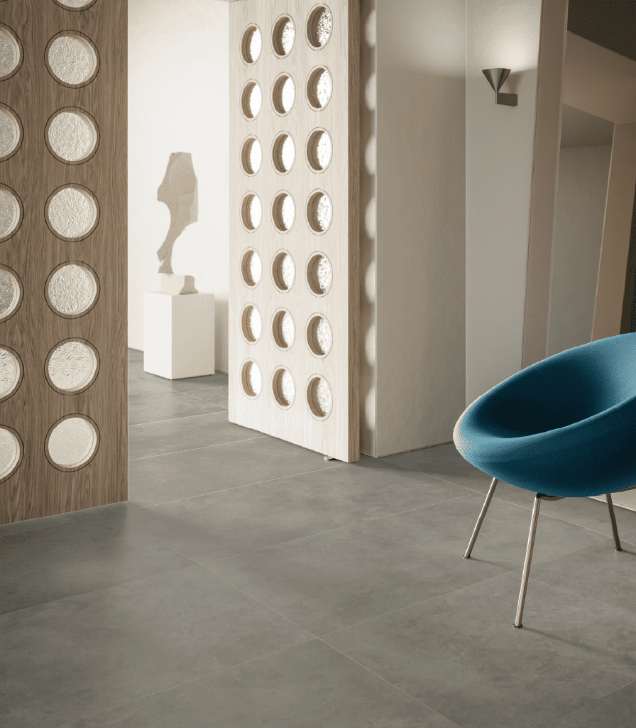 Керамический гранит Italon Фоссил Блэк Натуральный 60x120 см