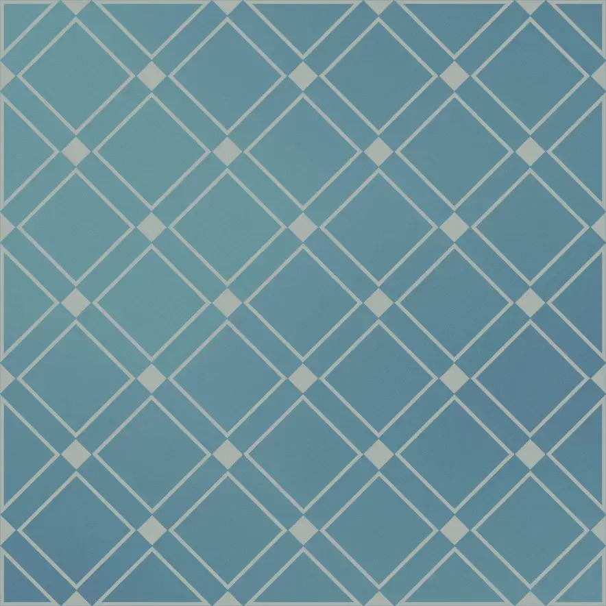 Керамический декор Kerama Marazzi Бахия 1 бирюзовый глянцевый 9,8x9,8x0,7
