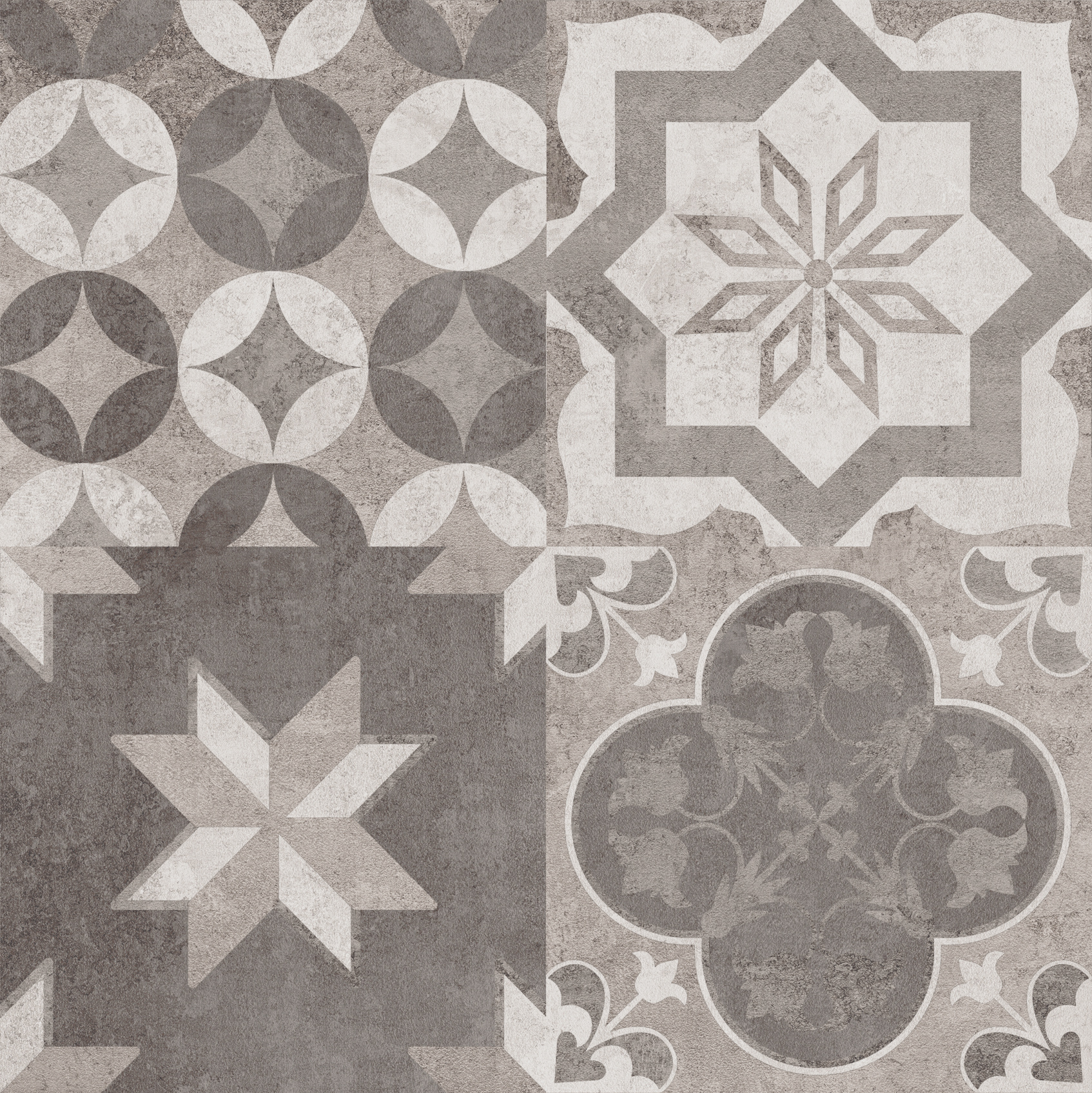 Керамический гранит Estima Art AR01 Patchwork неполированный 40,5х40,5