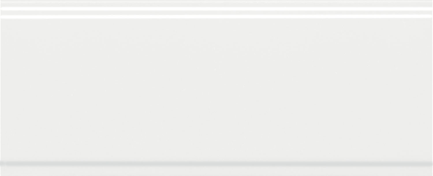 Бордюр Kerama Marazzi BDA034R Флориан белый матовый обрезной 30x12