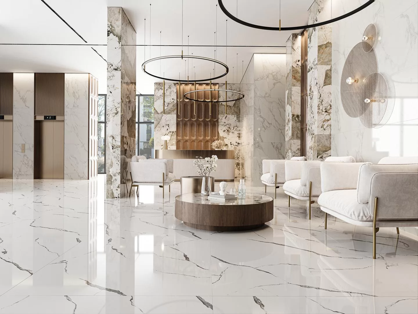 Керамический гранит Kerama Marazzi Монте Тиберио белый лаппатированный обрезной 80x160