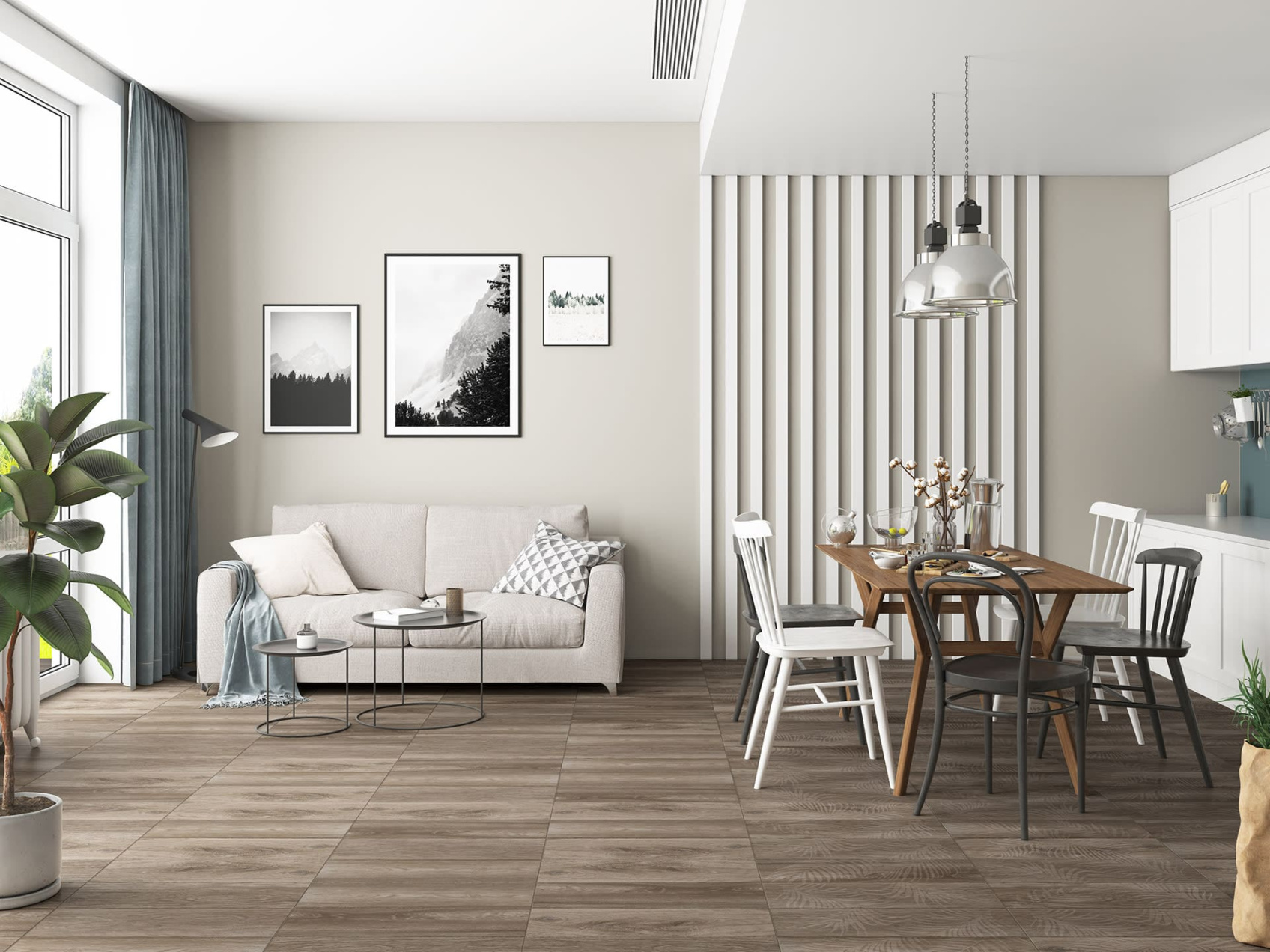 Керамический гранит Lasselsberger Ceramics Шэдоу 6264-0004 20х60 коричневый