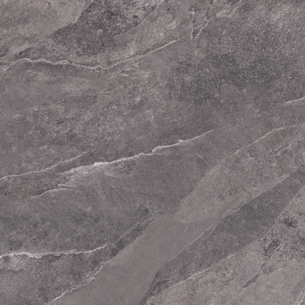 Керамический гранит Cersanit Coastline темно-серый ректификат рельеф 59,8x59,8 A17894