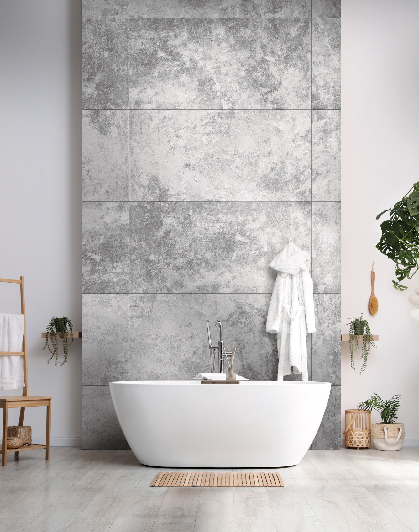 Керамический гранит Идальго Марта CF054 MR матовый серый 600х1200