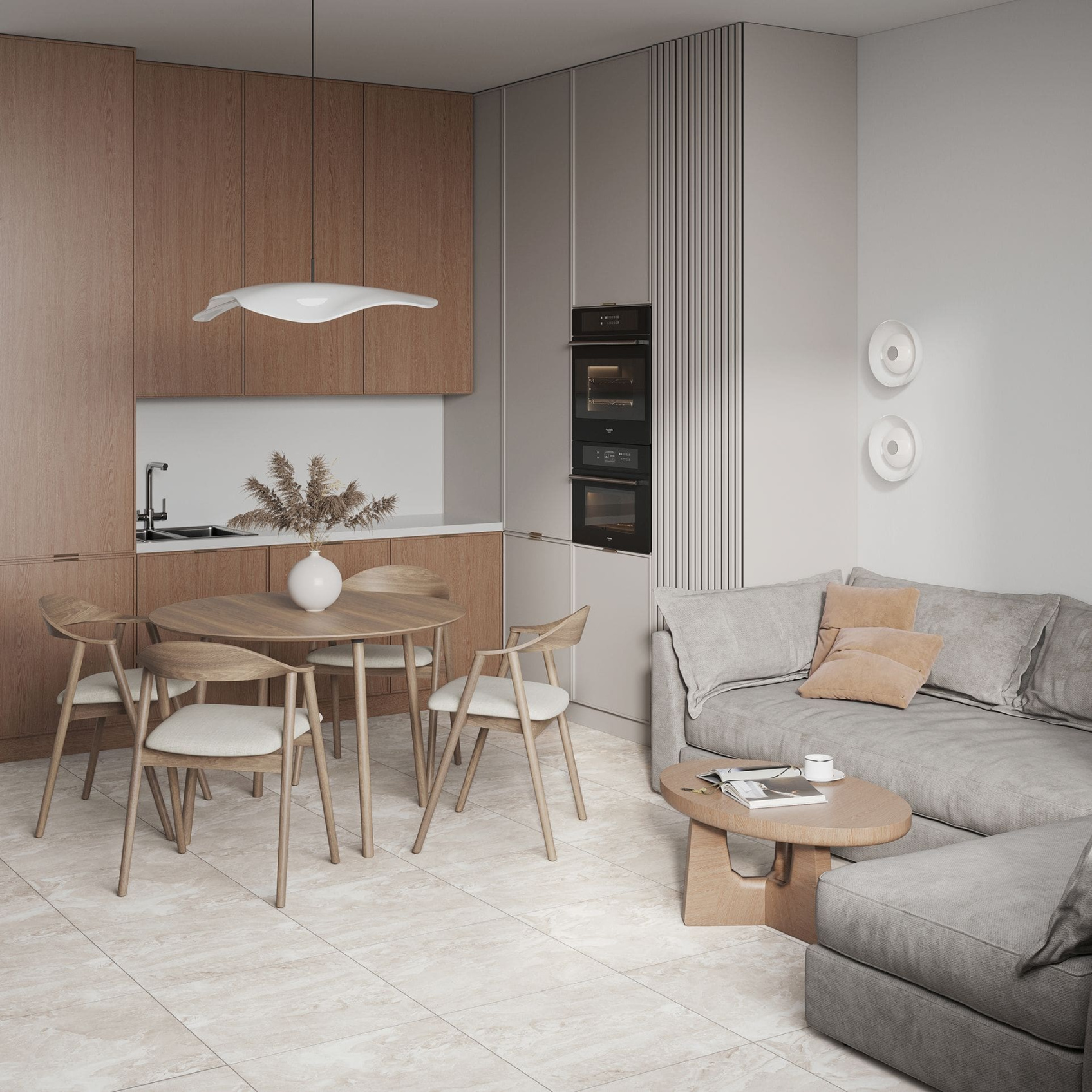 Керамический гранит Lasselsberger Ceramics Мирабелло 6246-0112 45x45 светло-бежевый