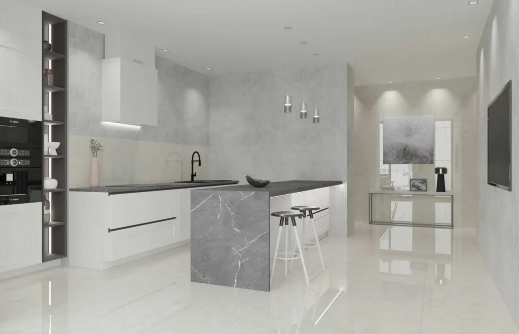 Керамический гранит Estima Marble Onlygres MOG302 Light Beige полированный 60х120