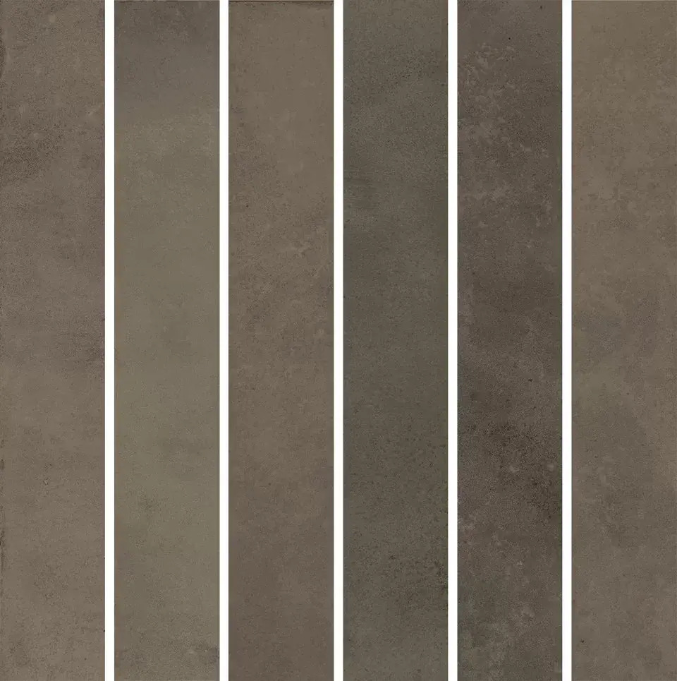 Керамический декор Kerama Marazzi Фес мозаичный коричневый глянцевый 15x15