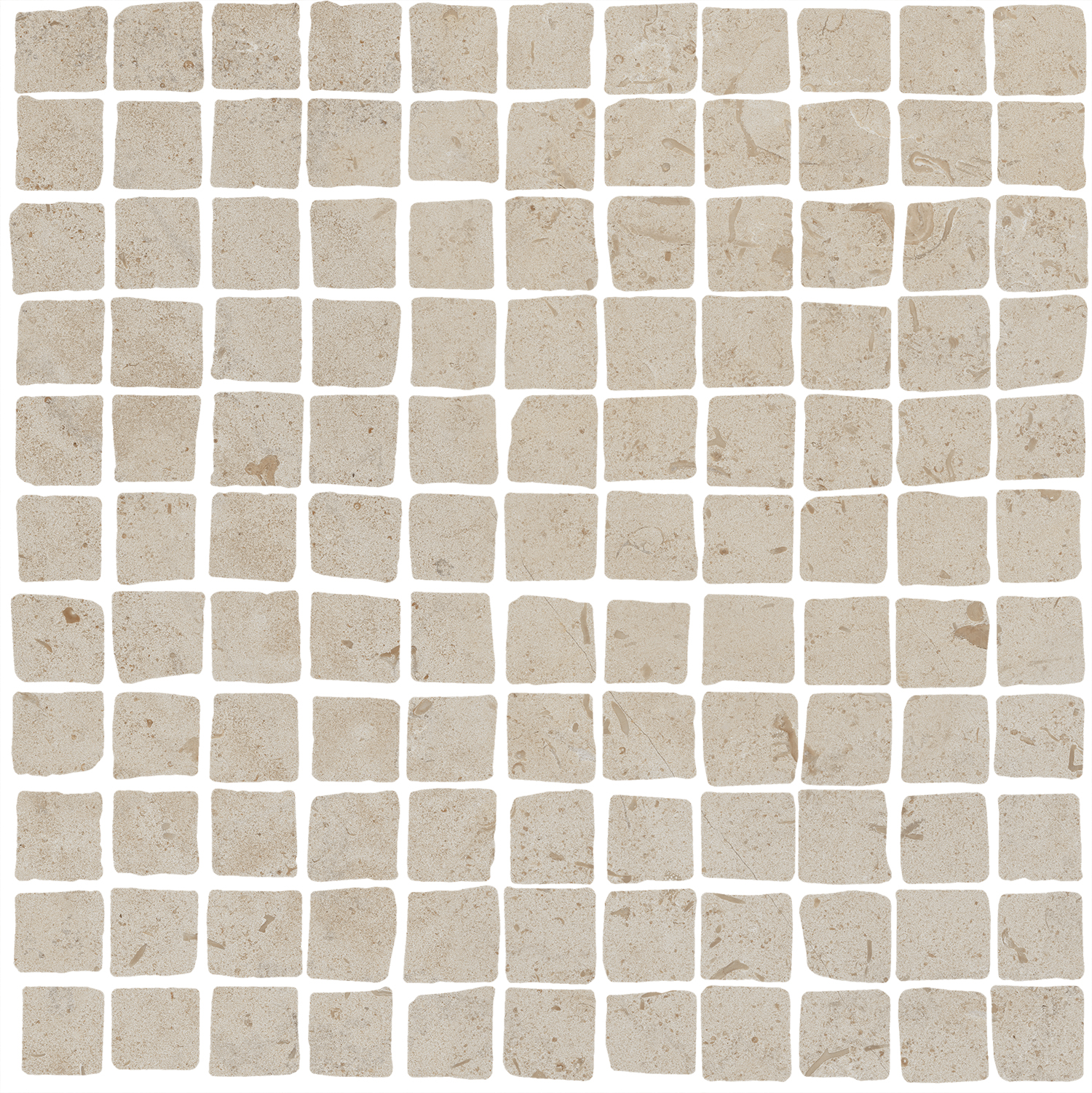 Керамогранитная мозаика Kerama Marazzi Про Лаймстоун Спакко MBS005 бежевый матовый 20х20