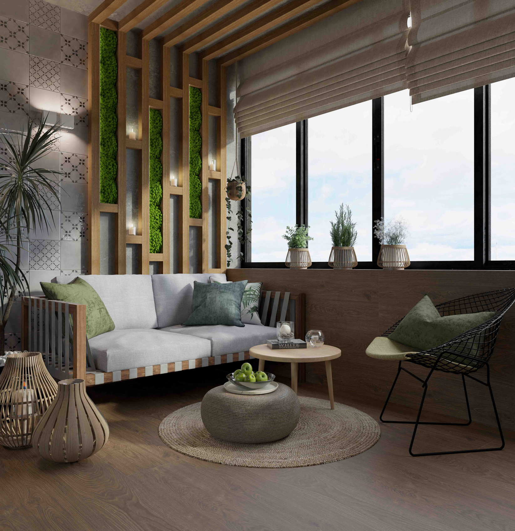 Керамическая плитка Axima Джаз орнамент глянцевая 20x20