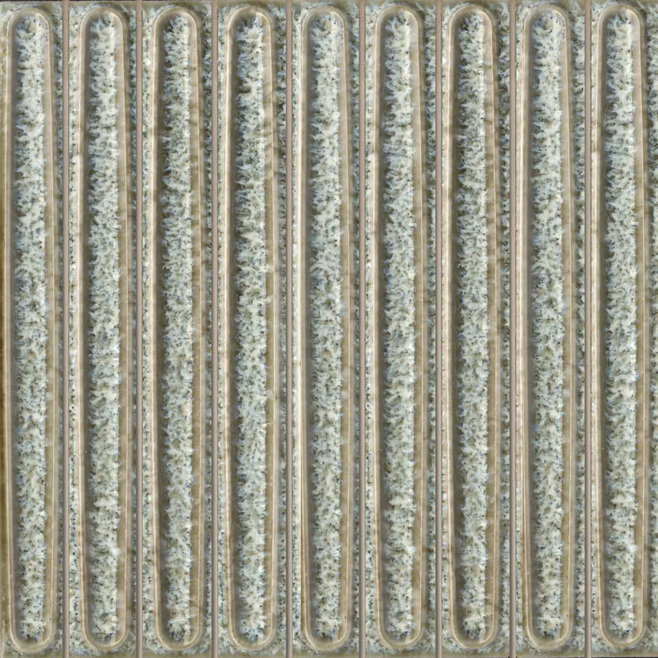 Керамический декор Kerama Marazzi Декор чипсет Далия зеленый глянцевый 20x20