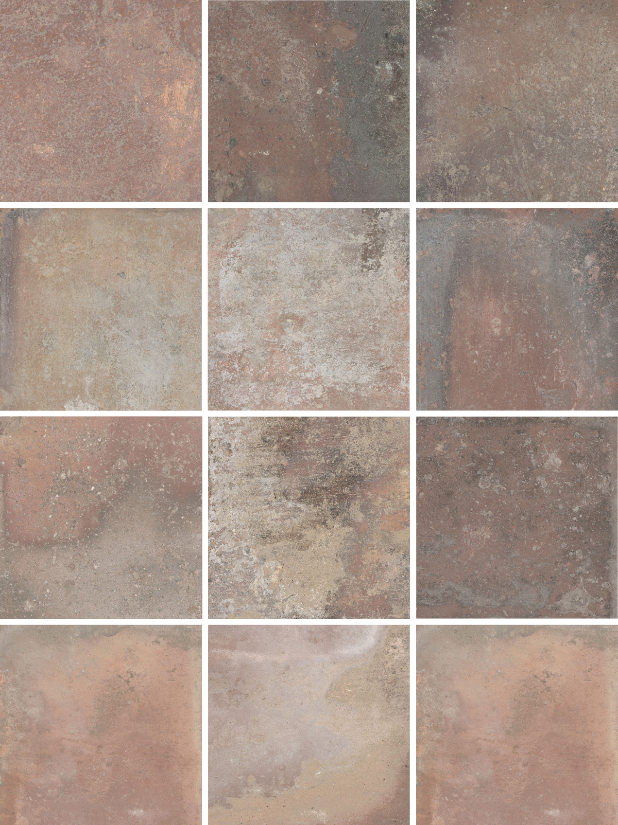 Керамический гранит Kerama Marazzi Спартель микс матовый 29.8х39.8 из 12 частей 9.8x9.8