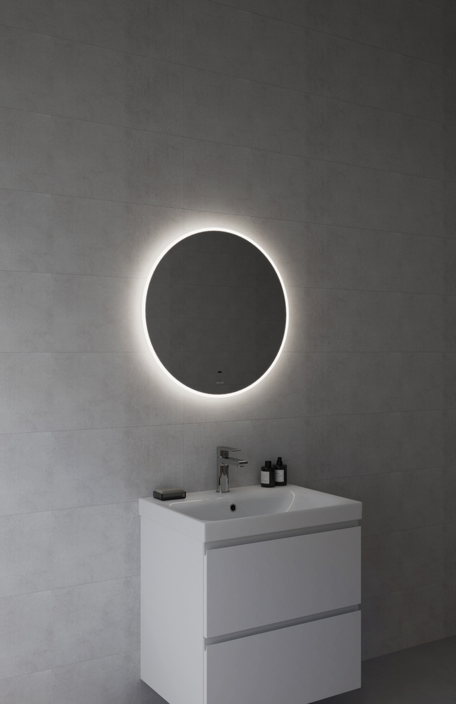 Зеркало ECLIPSE Fusion 62x62 с подсветкой круглое