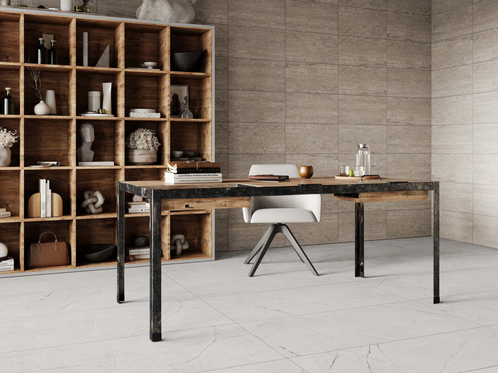 Керамический гранит Estima Nolana White NL00 неполированный 60x60x9