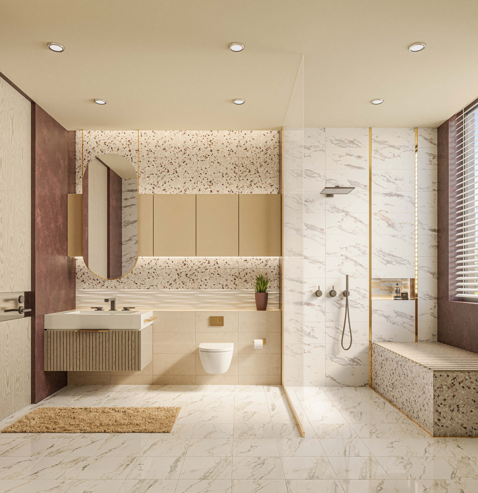 Керамическая плитка Axima Мальта светлая 25x50