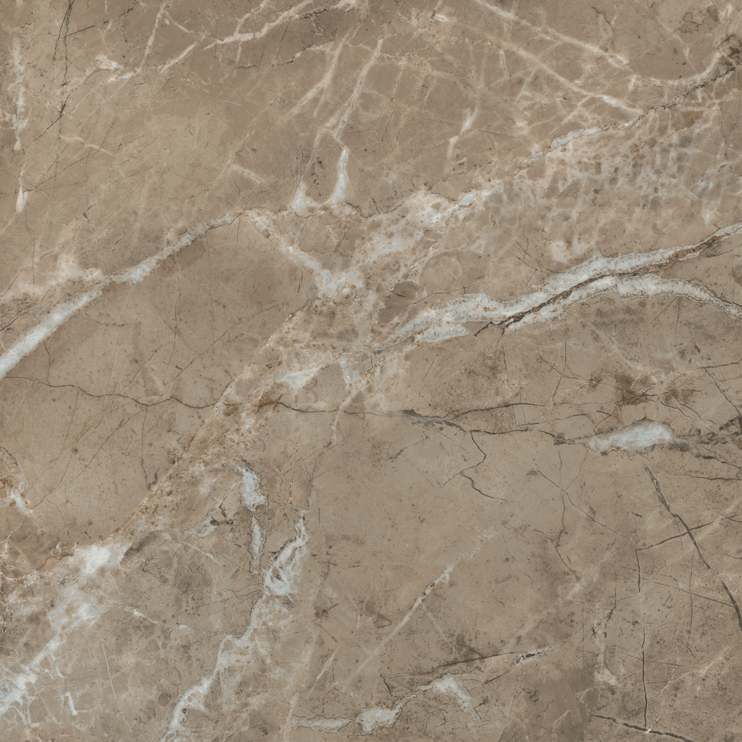 Керамический гранит Kerama Marazzi Серенада SG654122R бежевый темный лаппатированный обрезной 60х60