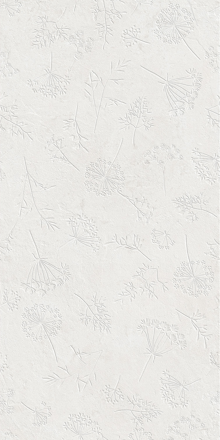 Керамическая плитка Kerama Marazzi Гране 2 белый матовый структура обрезной 40x80x1