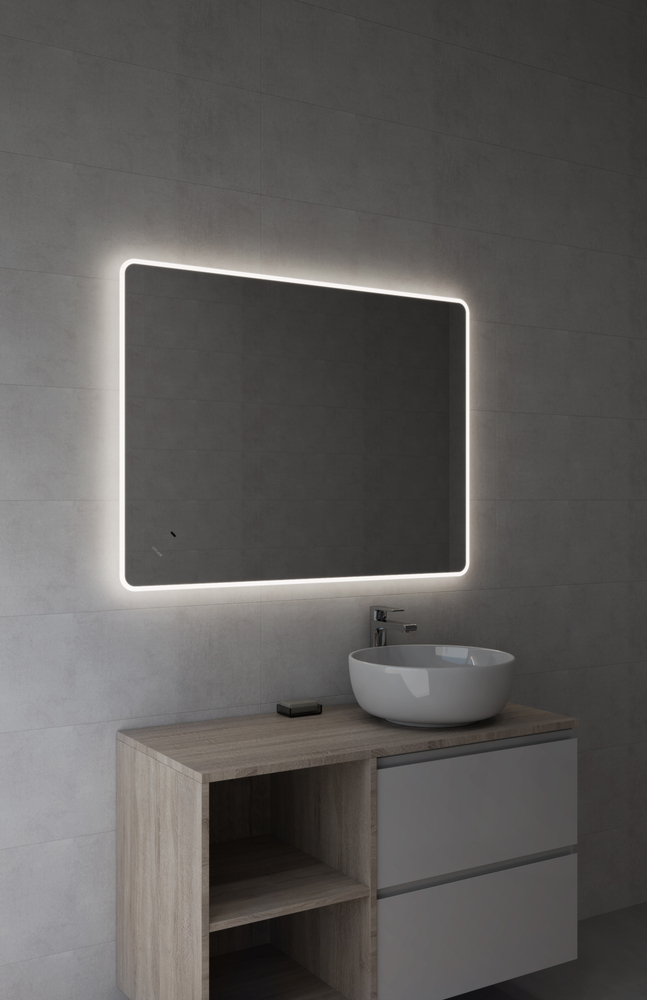 Зеркало ECLIPSE Fusion 75x100 с подсветкой прямоугольное