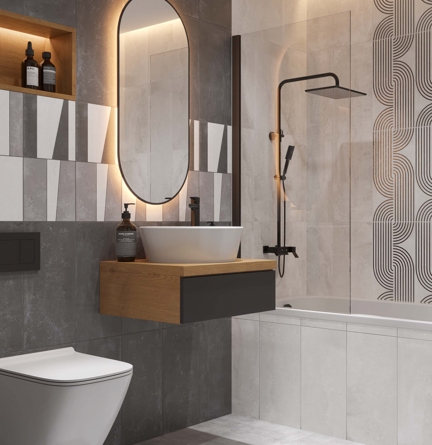 Керамический декор Axima Бордо D 25x50