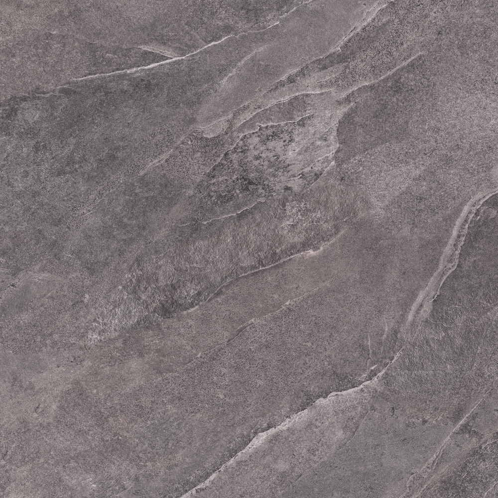 Керамический гранит Cersanit Coastline темно-серый ректификат рельеф 59,8x59,8 A17894