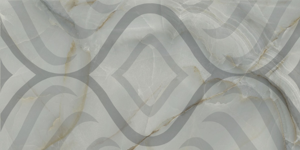 Керамическая плитка Меоланс TP3665H светло-серый глянцевая 30х60