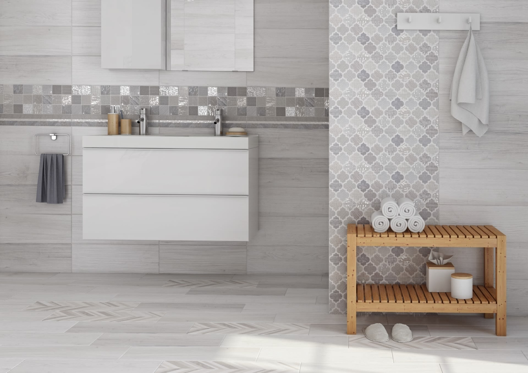 Керамический гранит Lasselsberger Ceramics Норданвинд 7364-0003 (ст. арт. 3606-0031) 20х60