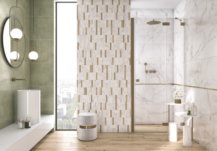 Керамический гранит Meissen Keramik Wonder белый 44.8x89.8 