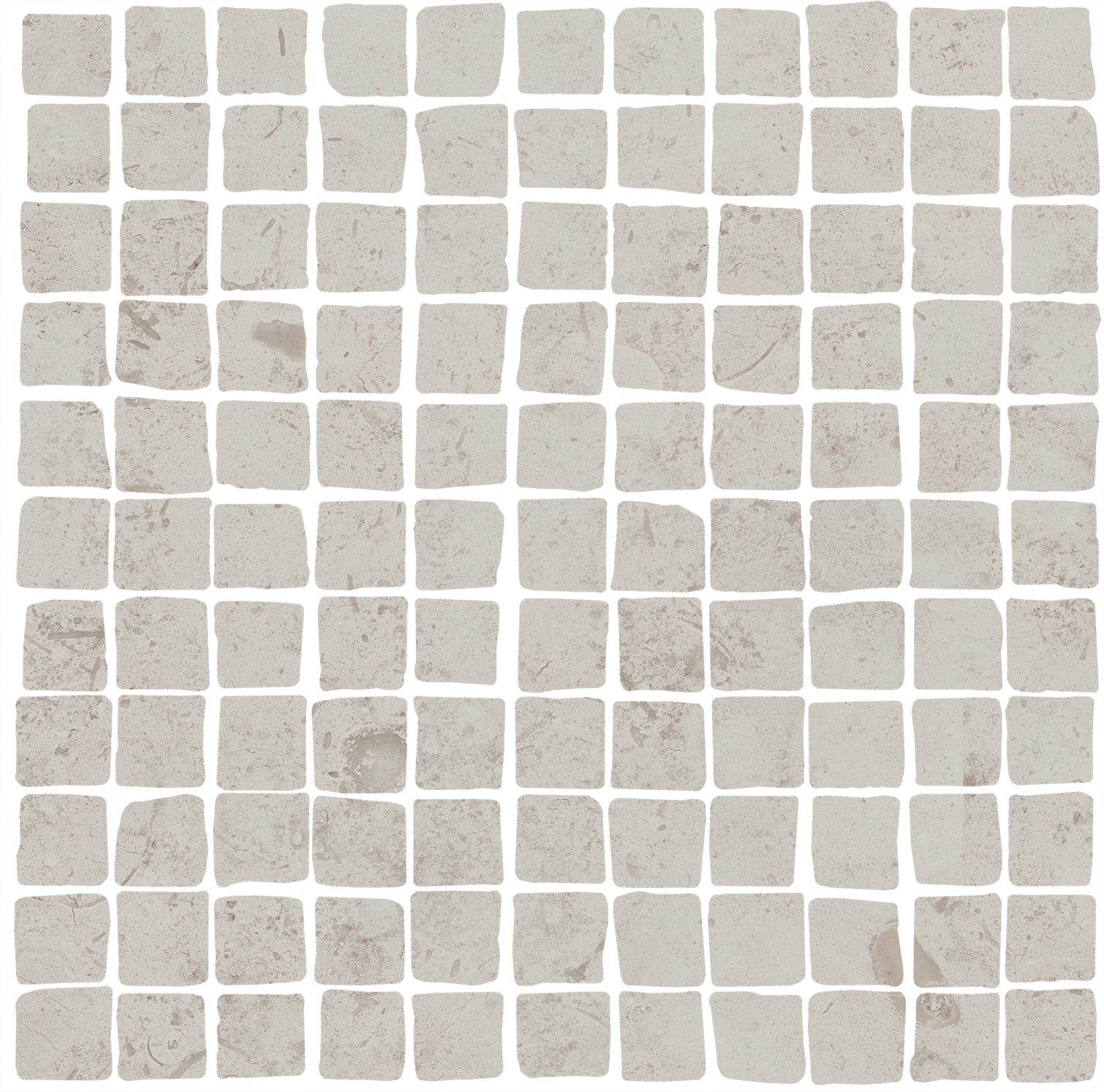 Керамогранитная мозаика Kerama Marazzi Про Лаймстоун Спакко MBS003 серый светлый матовый 20х20