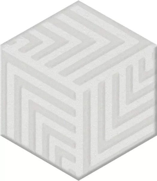 Керамический декор Kerama Marazzi Агуста OS/A241/63000 белый натуральный 6x5,2