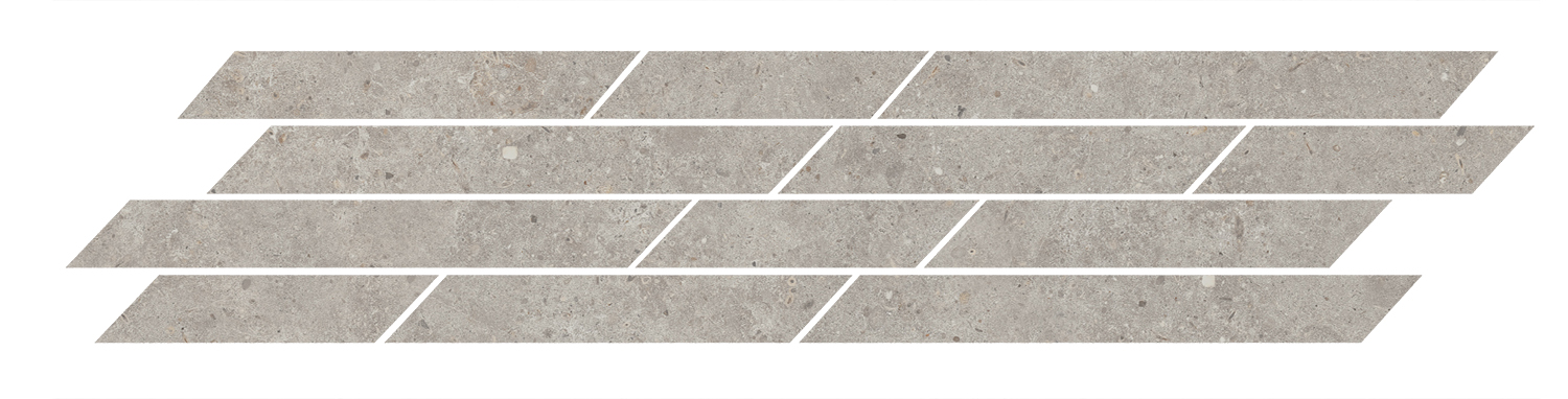 Керамический декор Kerama Marazzi Риккарди T036\SG6537 серый светлый матовый мозаичный 46,8x9,8