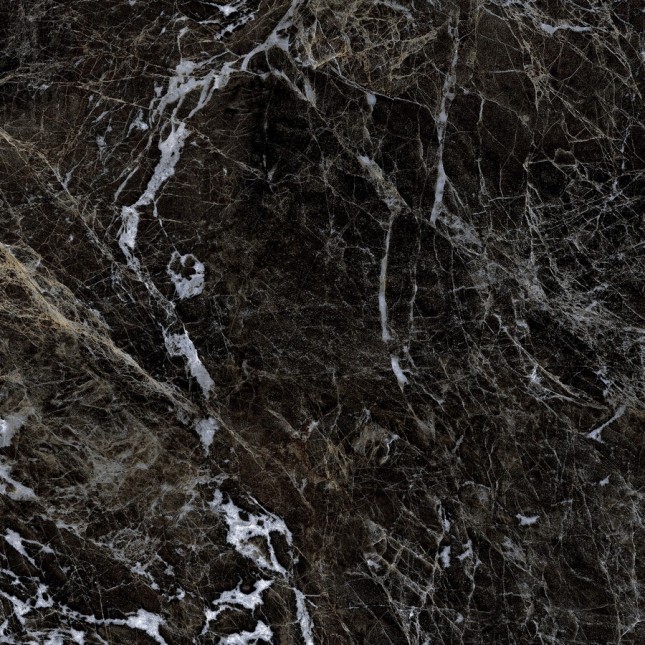 Керамический гранит Грессе Симбел GRS05-03 Карбон черный мрамор 600x600x10