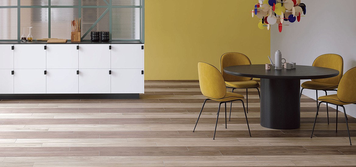Керамический гранит Vitra Wood-X K949582R Ореx Беленый Матовый 20х120