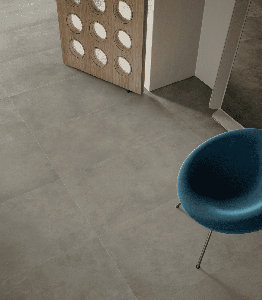 Керамический гранит Italon Фоссил Блэк Натуральный 60x120 см