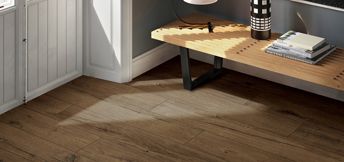 Керамический гранит Vitra CraftWood Тауп K947904R матовый 200х1200