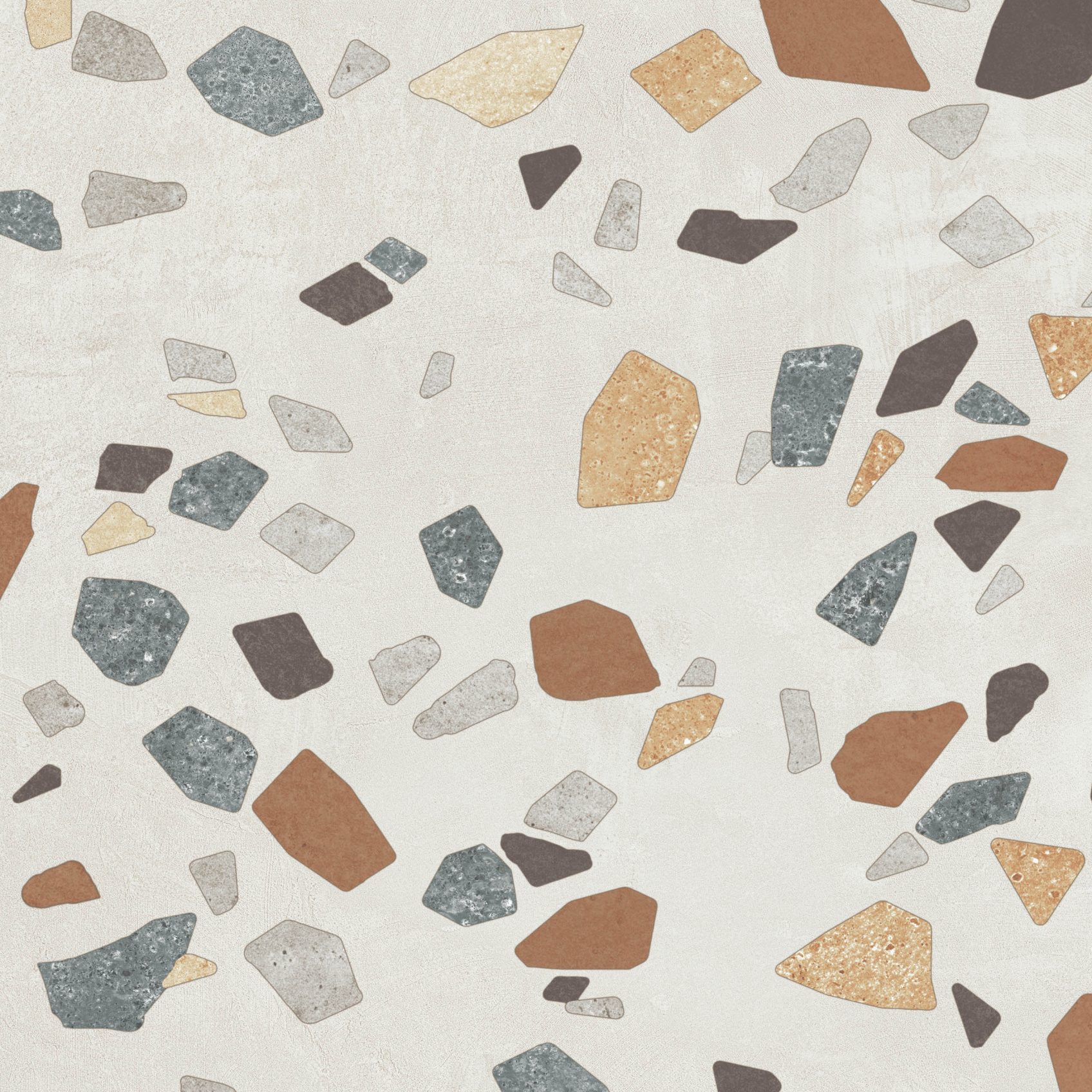 Керамический гранит Estima Arti AT 02 белый неполированный 60x60