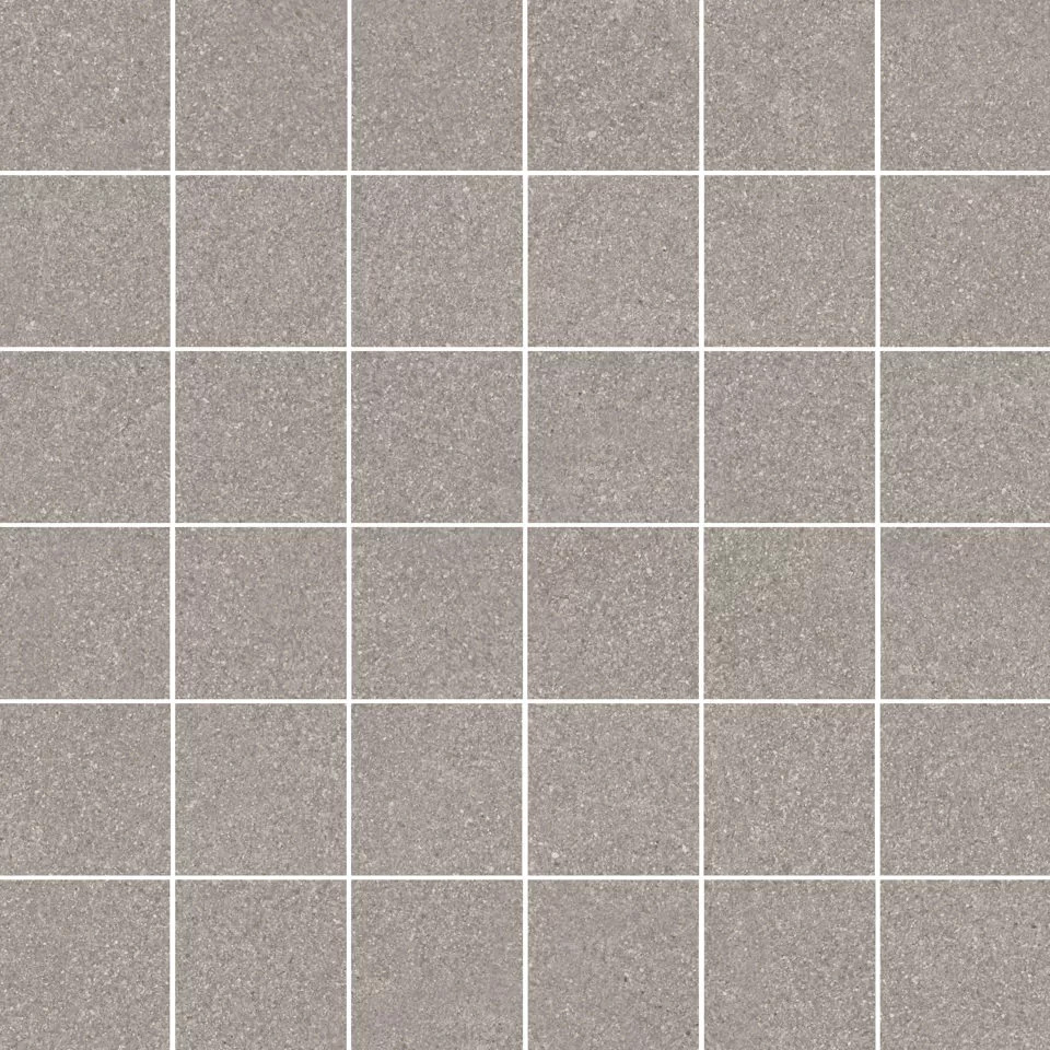 Керамический декор Kerama Marazzi Рабат мозаичный серый матовый обрезной 30x30x0.9
