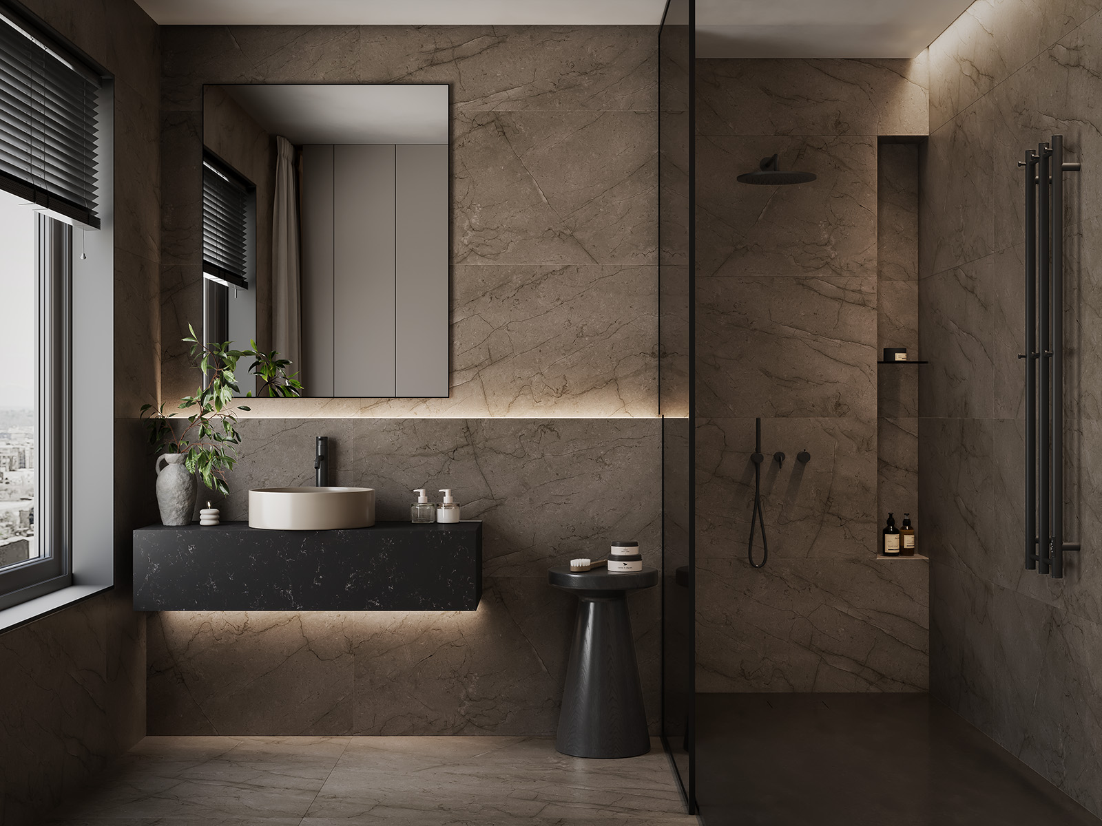 Керамический гранит Gracia Ceramica Choco brown PG 01 матовый 600х1200