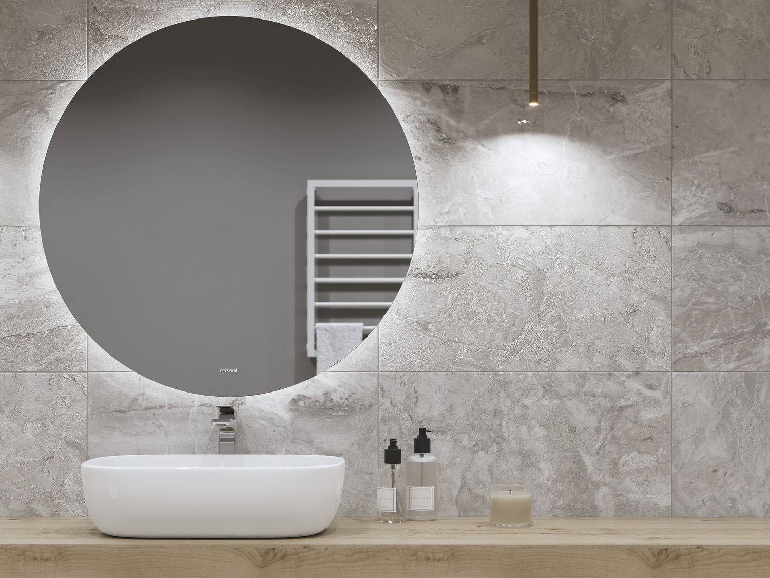 Керамический гранит Cersanit Wonderstone 16527 серый 29,7х59,8