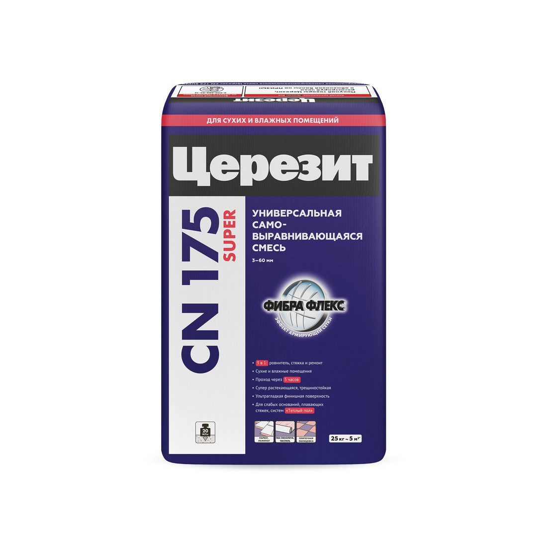 Наливной пол Ceresit CN 175 25кг 1535443