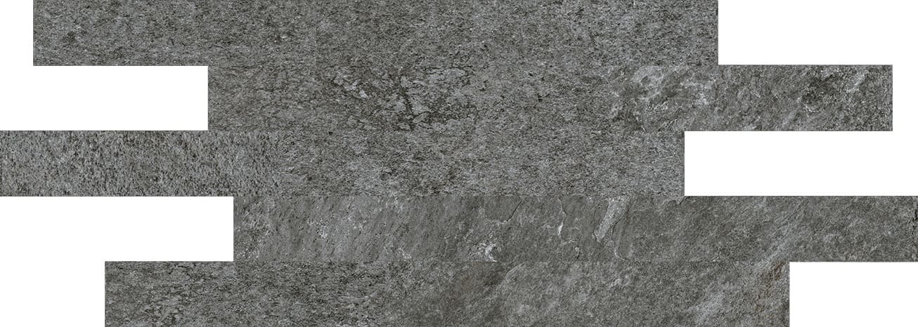 Керамическая мозаика Italon Магма Графит Брик 3D 28x78 в Уфе — купить с доставкой | Nova