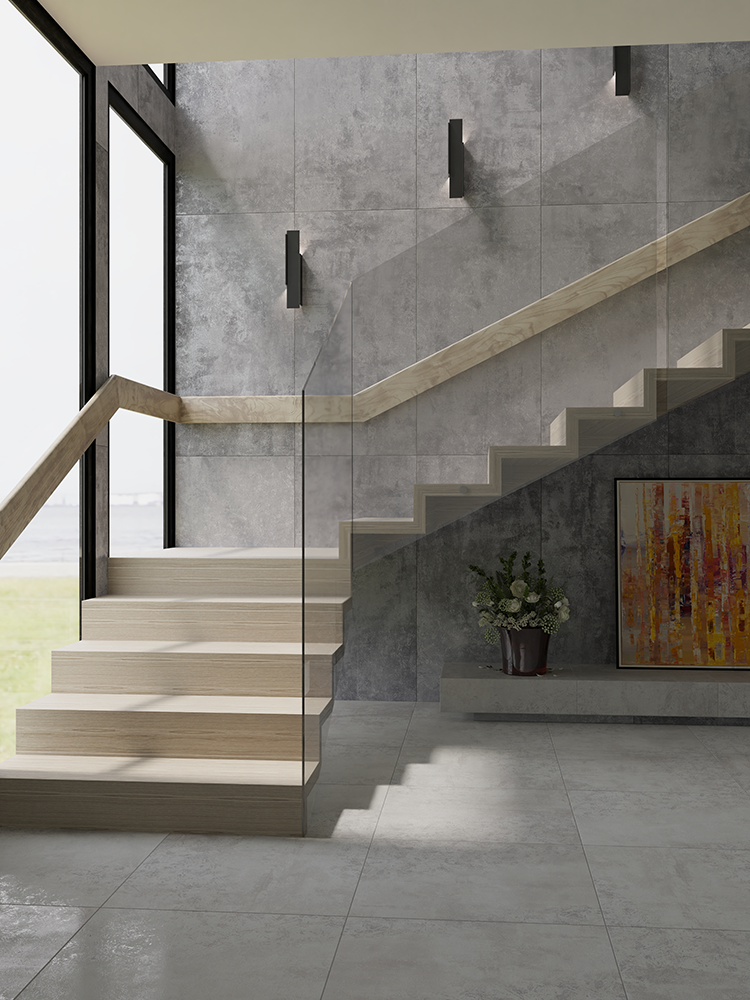 Керамический гранит Axima Medan светло-серый 60x120