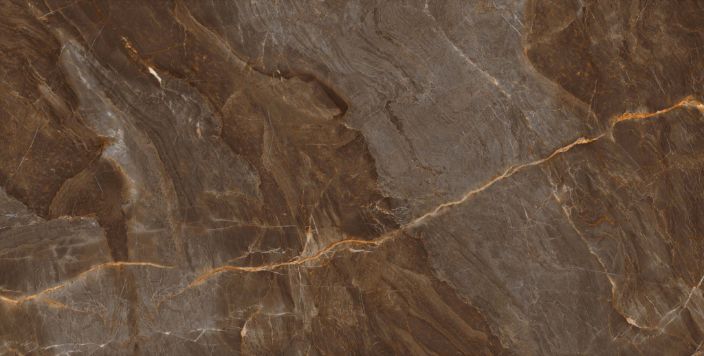 Керамический гранит Estima Marble Onlygres XXL MOGXL4001 Brown полированный 80х160