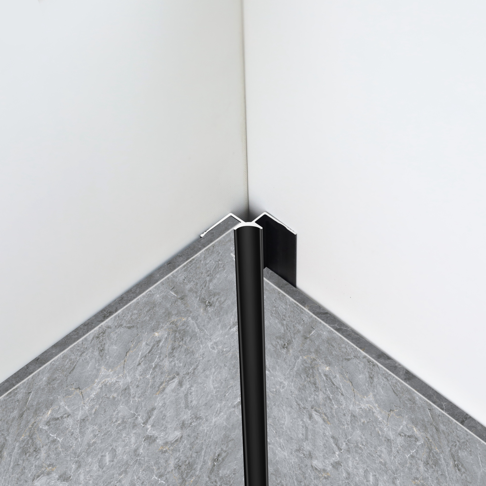 Профиль для бамбуковых панелей Bonaparte Black-803 угловой внутренний